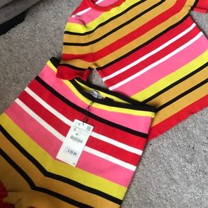 NWT ZARA knitwear set